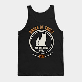 Funny American Curl Cat Tank Top